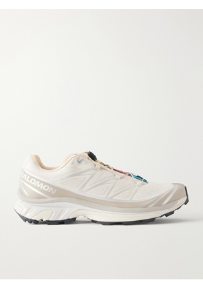 Salomon - XT-6 Rubber-Trimmed Mesh Sneakers - Men - Neutrals - UK 7