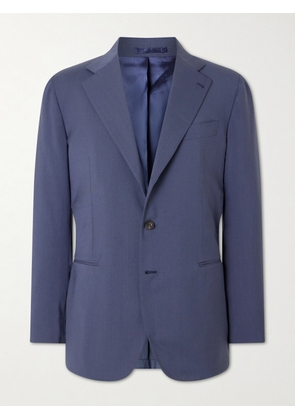 J. Mueser - Virgin Wool Suit Jacket - Men - Blue - IT 46