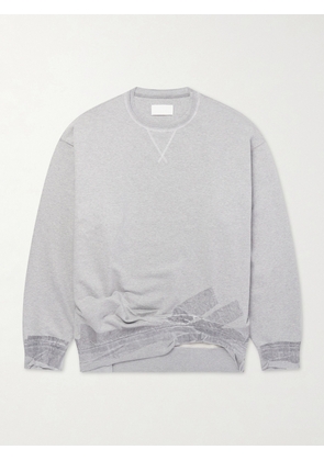 Maison Margiela - Cotton-Jersey Sweater - Men - Gray - S