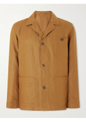 Anderson & Sheppard - Linen Jacket - Men - Brown - S