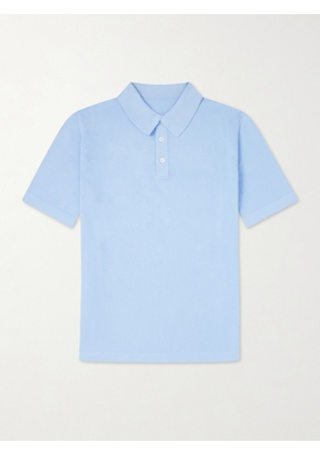 Anderson & Sheppard - Organic Cotton Polo Shirt - Men - Blue - S
