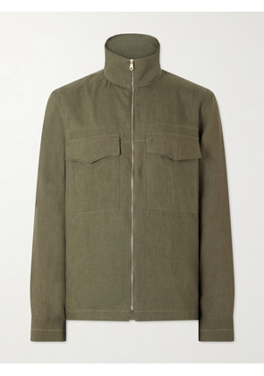 Paul Smith - Linen Overshirt - Men - Green - S