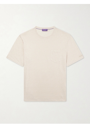 Ralph Lauren Purple Label - Linen-Jersey T-Shirt - Men - Neutrals - S