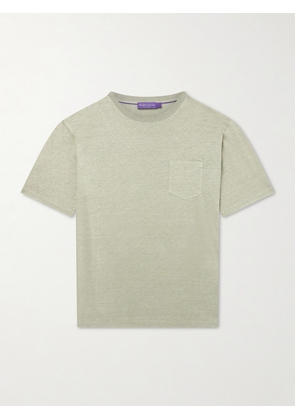Ralph Lauren Purple Label - Linen-Jersey T-Shirt - Men - Green - S