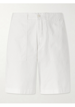 Ralph Lauren Purple Label - Straight-Leg Stretch-Cotton Twill Shorts - Men - White - UK/US 30