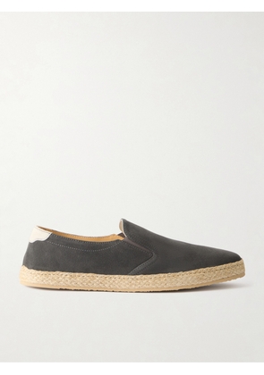 Brunello Cucinelli - Suede Espadrilles - Men - Gray - EU 40
