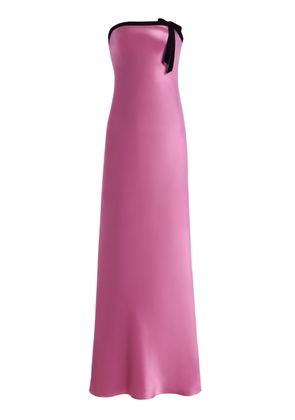 Rodarte Exclusive Strapless Silk Satin Maxi Dress - Moda Operandi