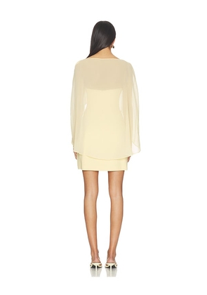 Amanda Uprichard Berkshire Mini Dress in Yellow. Size XS. Also in S, M, L, XL.