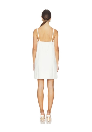 ADRIANA DEGREAS La Mer Coquillage Mini Dress in Ivory. Size S. Also in XS, M, L.