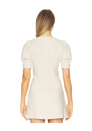 ASTR the Label Cailey Top in Neutral. Size XS. Also in L, M, S, XL.