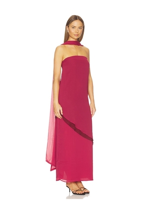 Baobab El Maxi Dress in Wine. Size XS. Also in S, M.