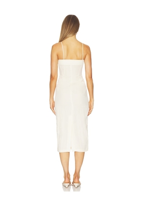 Blumarine Butterfly Bow Dress in Cream. Size 36. Also in 38, 40.