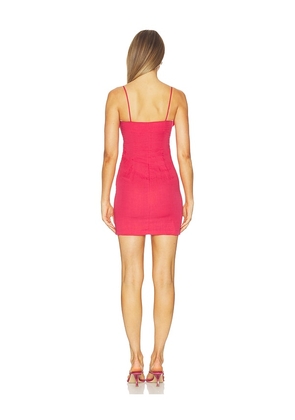 Blumarine Washed Butterfly Dress in Red. Size 36. Also in 38, 40.