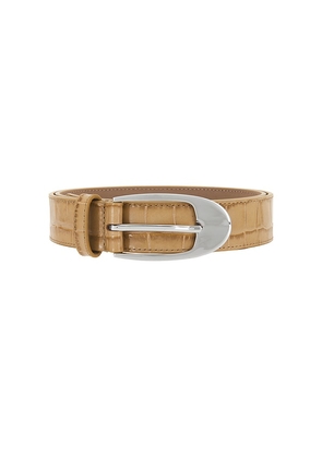 B-Low the Belt Joshua Croco Belly in Tan. Size XS. Also in S, M, L.