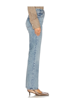 FRAME Vertical Straight Leg Jeans in Blue. Size 26. Also in 29, 30, 31, 32.