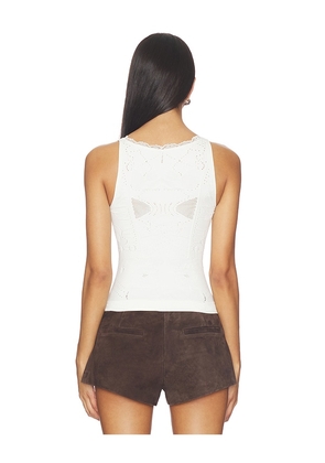 Free People Flirty Flutters Tank in Ivory. Size XS/S. Also in M/L, L/XL.
