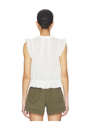 HEARTLOOM Rayna Top in White. Size XS. Also in S, M, L, XL.