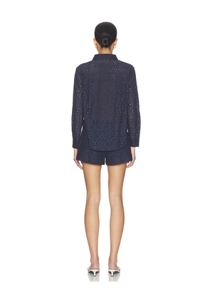HEARTLOOM Gia Set in Navy. Size XS. Also in S, M, L, XL.