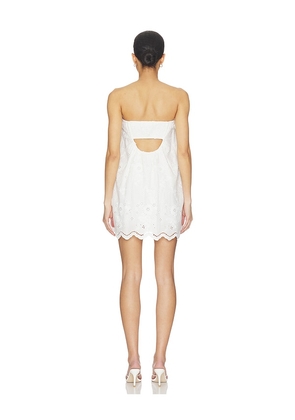 HEARTLOOM Diego Cover Up Dress in White. Size XS. Also in S, M, L, XL.