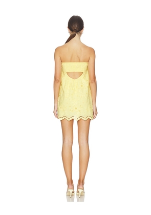 HEARTLOOM Diego Cover Up Dress in Yellow. Size XS. Also in L, XL.