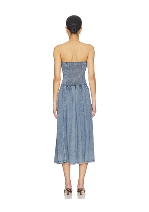 HEARTLOOM Ronan Dress in Blue. Size XS. Also in S, M, L, XL.