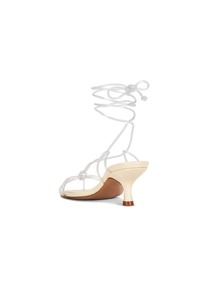 FARM Rio Spaghetti Jelly Kitten Heel in Ivory. Size 6. Also in 6.5, 7, 7.5, 8, 8.5, 9.