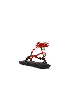 Flwze Fl?wze Fl? Twin Sandal in Red. Size 36. Also in 37, 38, 39, 40.
