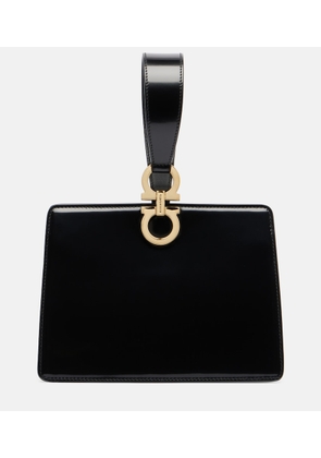 Ferragamo Small patent leather clutch