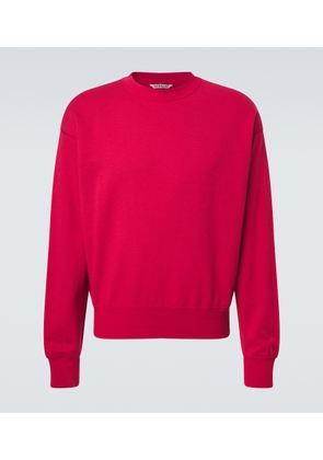 Auralee Cotton, wool and silk sweatshirt