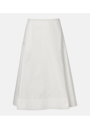 Khaite Artin cotton midi skirt