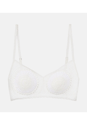 Magda Butrym Crochet cotton bra