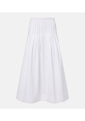 Rohe Pleated cotton poplin maxi skirt