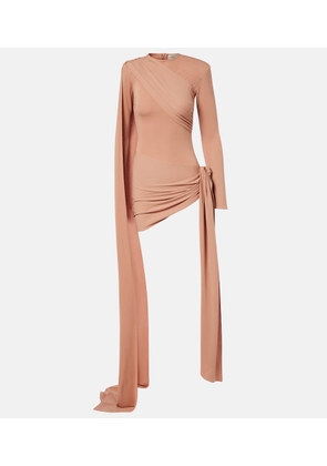 The New Arrivals Ilkyaz Ozel Draped gathered minidress