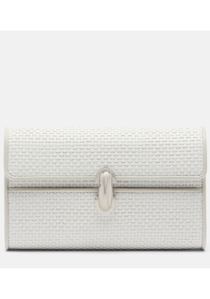 Savette Symmetry Mini raffia crossbody bag