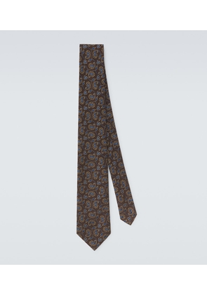 Charvet Silk paisley jacquard tie