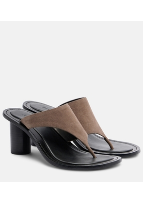 A.Emery Hardie suede thong sandals