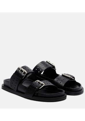 A.Emery Leon leather slides