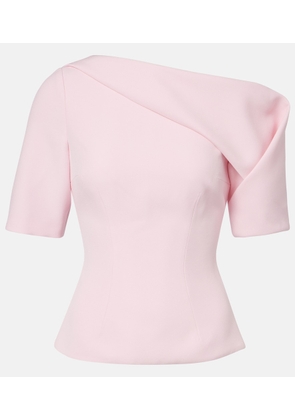 Safiyaa Marley draped crepe top