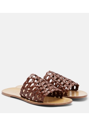 Souliers Martinez Estrella woven leather sandals
