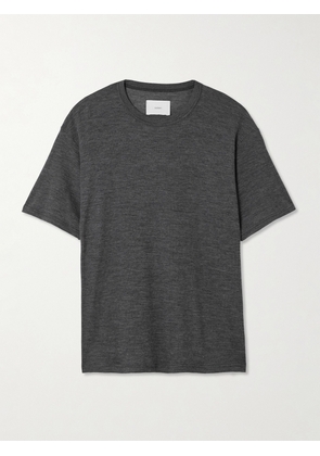 ssstein - Ribbed Wool T-shirt - Gray - x small,small,medium,large