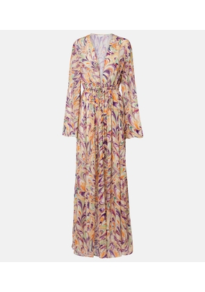 Alexandra Miro Chloe printed georgette kaftan