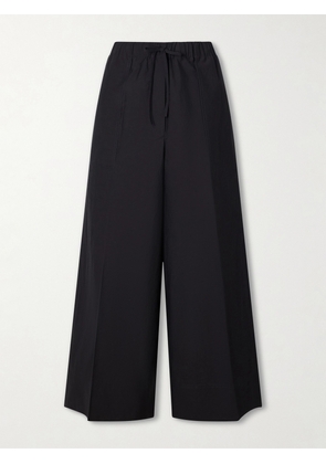 TOTEME - Wide Summer Cotton-blend Wide-leg Pants - Black - DK32,DK34,DK36,DK38,DK40