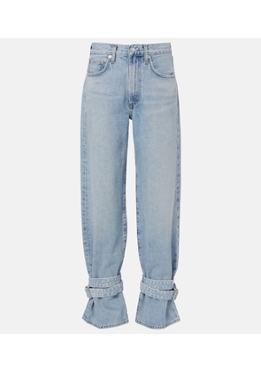 Agolde Cinched Hem wide-leg jeans
