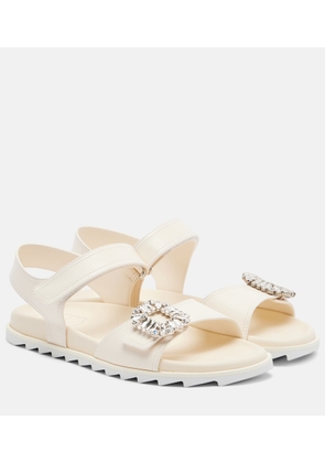 Roger Vivier Slidy Viv' embellished leather sandals