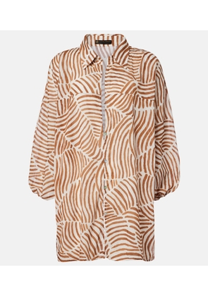 ViX Paula Hermanny Moana oversized printed cotton shirt