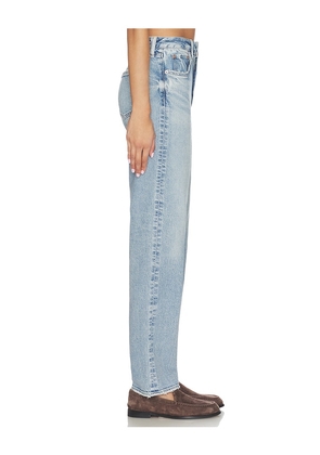 Moussy Vintage Kingston Tailored Straight Jeans in Blue. Size 25. Also in 24, 26, 27, 28, 29, 30.