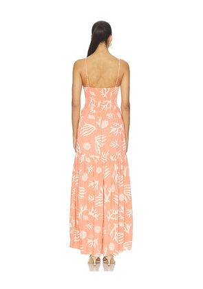 LSPACE Mallorca Dress in Coral. Size S. Also in XS, M, L, XL.
