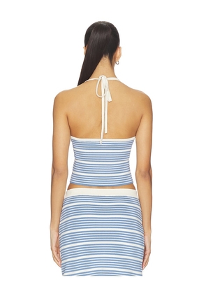 LSPACE Positano Top in Blue. Size S. Also in M, L, XL.