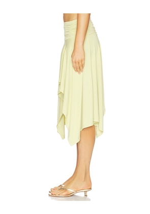 MADISON THE LABEL Kasey Skirt in Lemon. Size XS. Also in M.