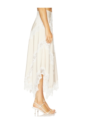 MORE TO COME Merrick Lace Maxi Skirt in Neutral. Size XXS. Also in XS, M.